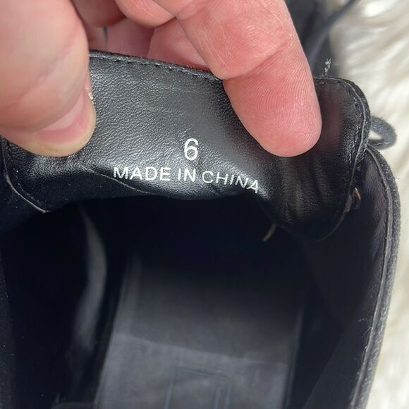 ASOS Design Black Suede Desert Boots Sz 6 - Picture 6 of 7